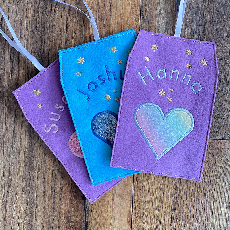 Giant personalised gift tag